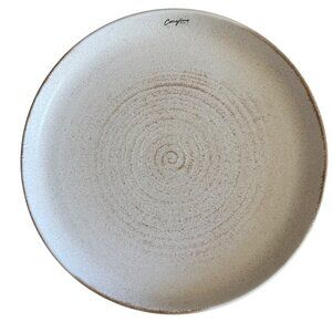 Casafina Stoneware Dinnerware Plate Portugal Vermont Collection Cream Artisan